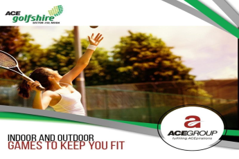 Indoor and outdoor games to keep you fit at Ace Golfshire in Noida